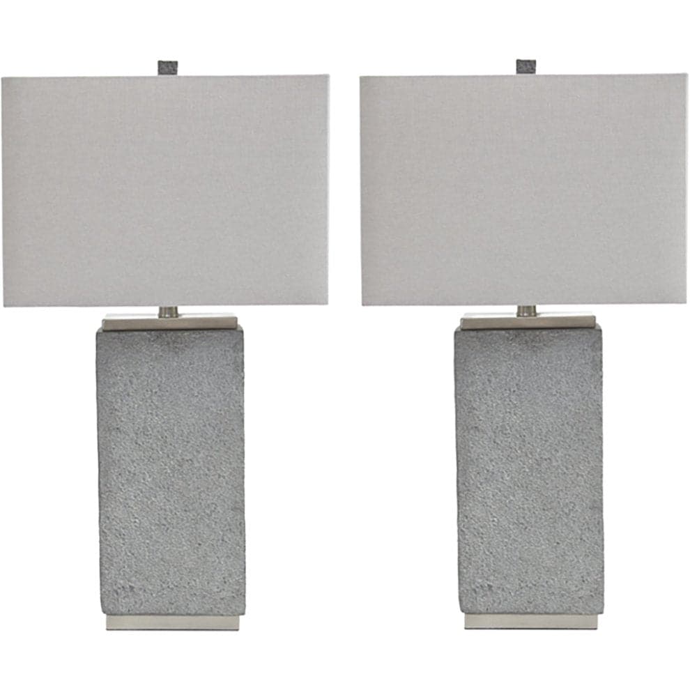 Amergin Table Lamp Pair - Gray 28.00