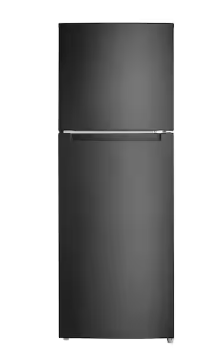 10.1 cu. ft. Top Freezer Refrigerator in Black - HER Home Design Boutique