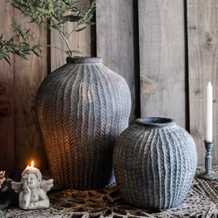 Artisan Handcrafted Antique Vase - HER Home Design Boutique