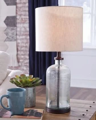 Bandile Glass Table Lamp - HER Home Design Boutique