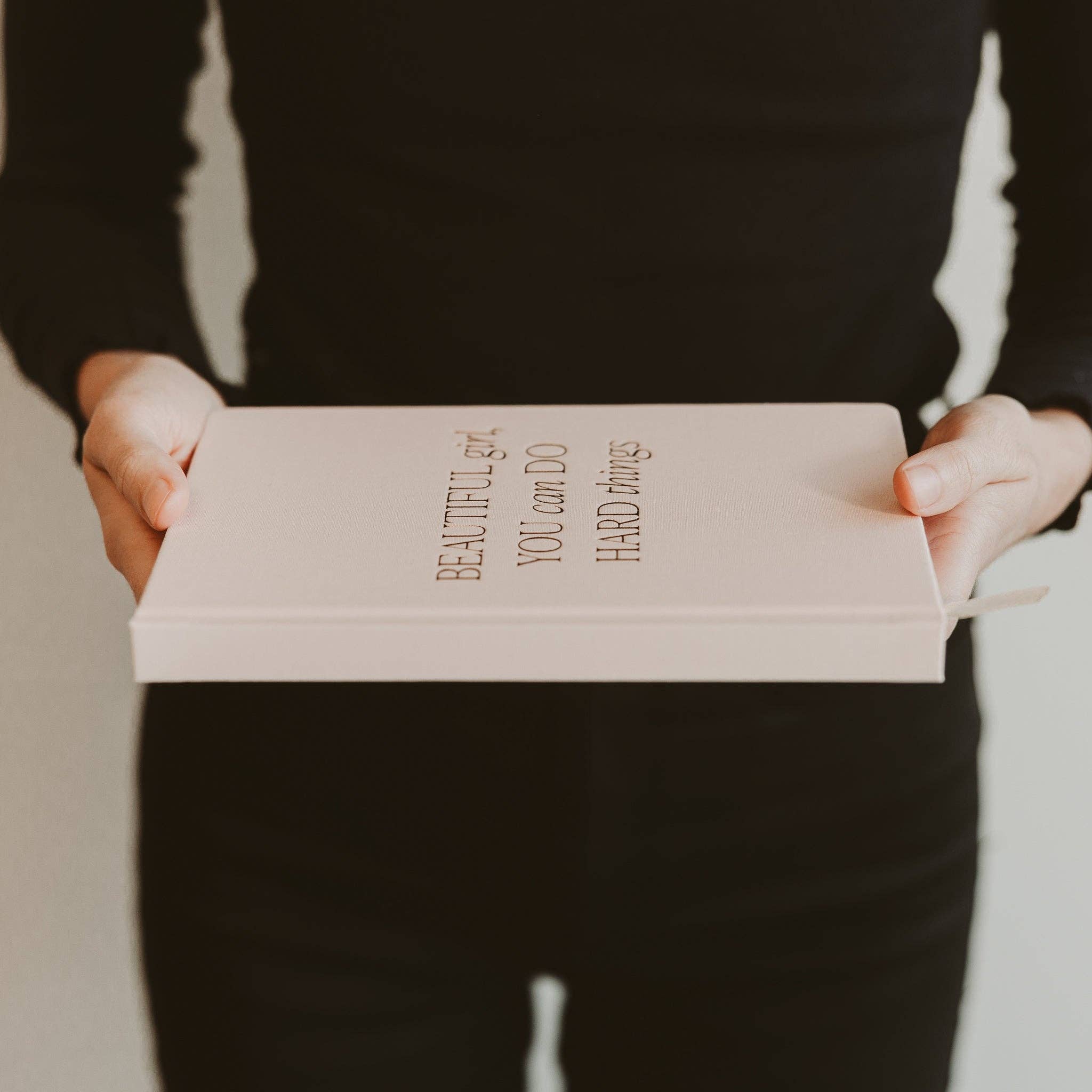 Beautiful Girl Fabric Journal - Home Decor & Gifts - HER Home Design Boutique