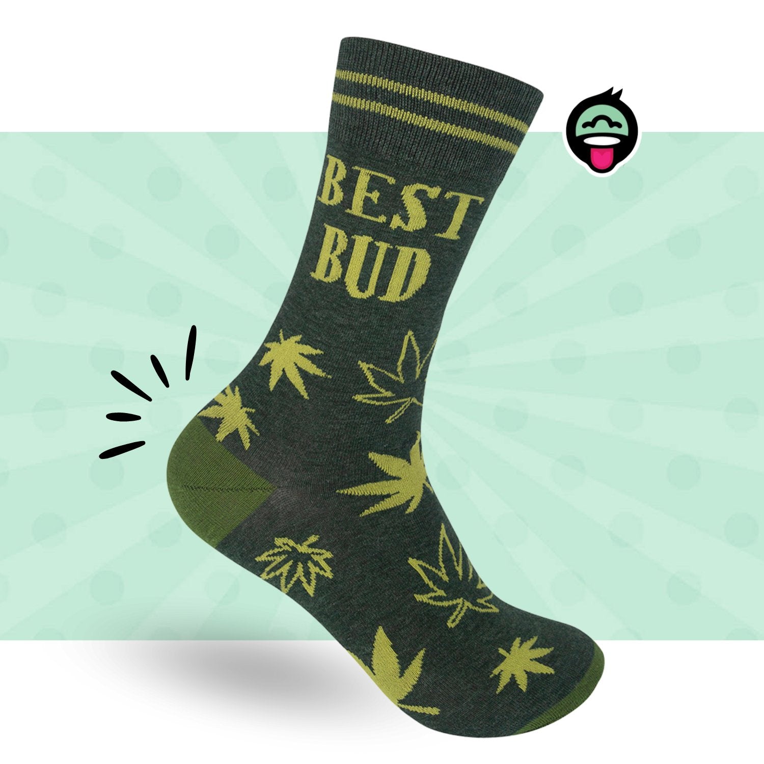 Best Bud Socks | Weed Socks | Cannabis Socks |Weed 420 Socks - HER Home Design Boutique