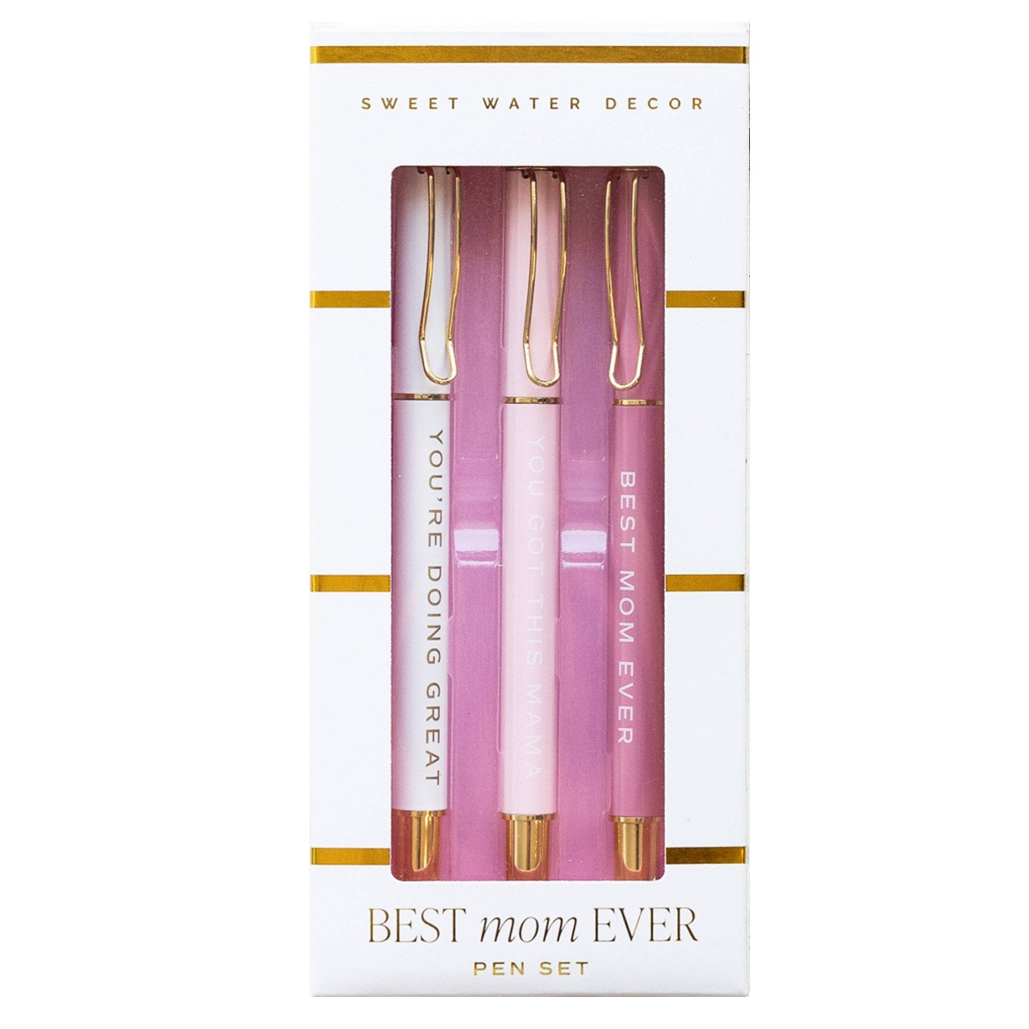 Best Mom Ever Metal Pen Set - HER Home Design Boutique