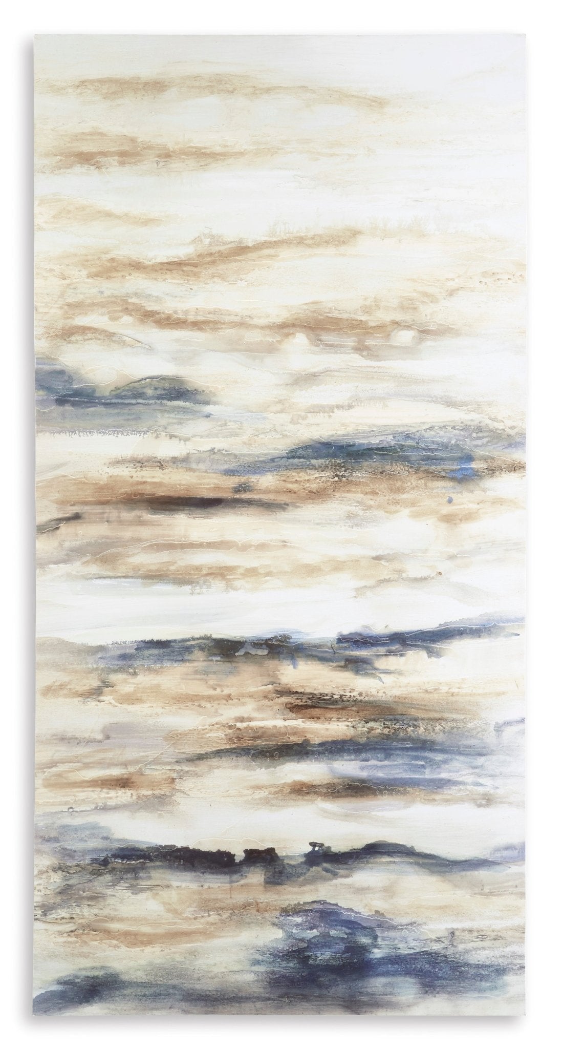 Blue and Tan Joely Wall Art - HER Home Design Boutique