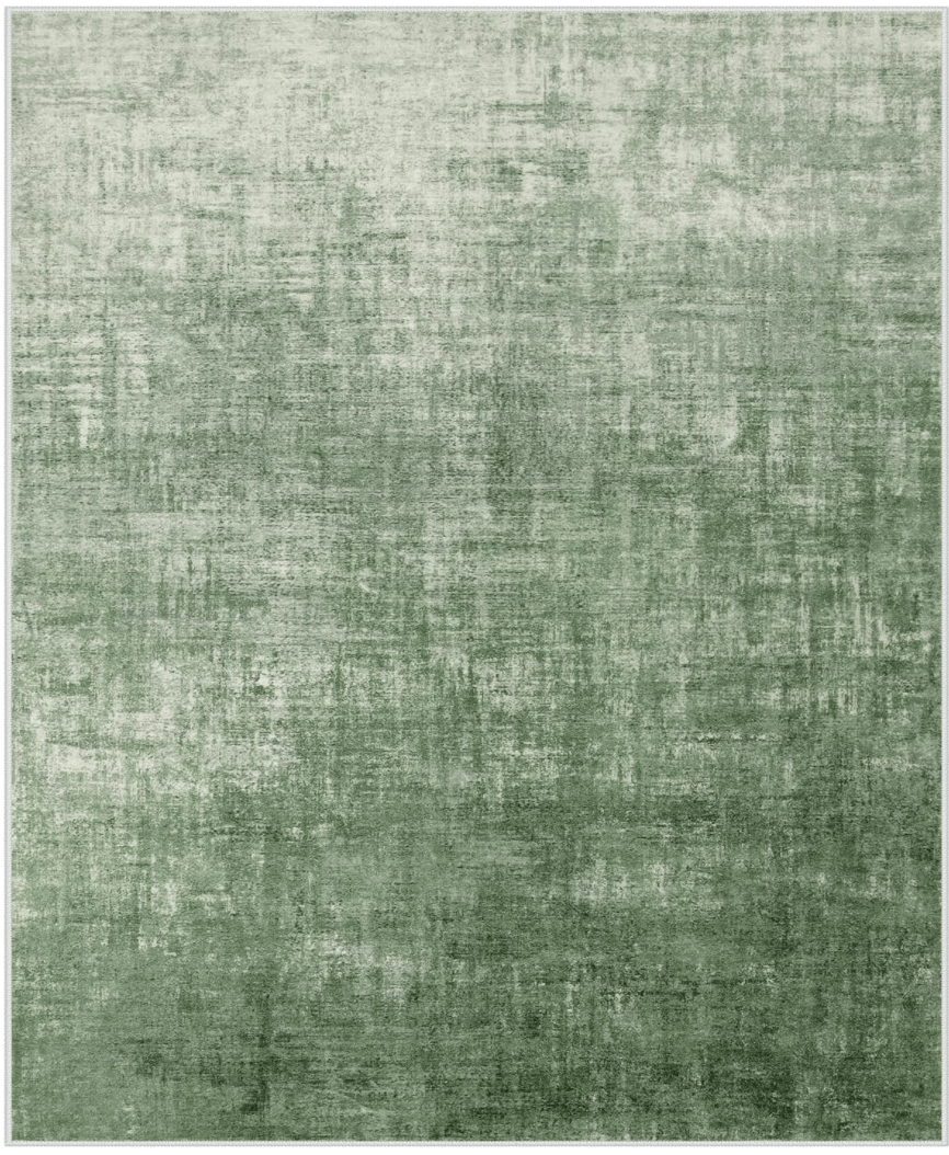 Boho 8 x 10 Area Rug in Green - HER Home Design Boutique