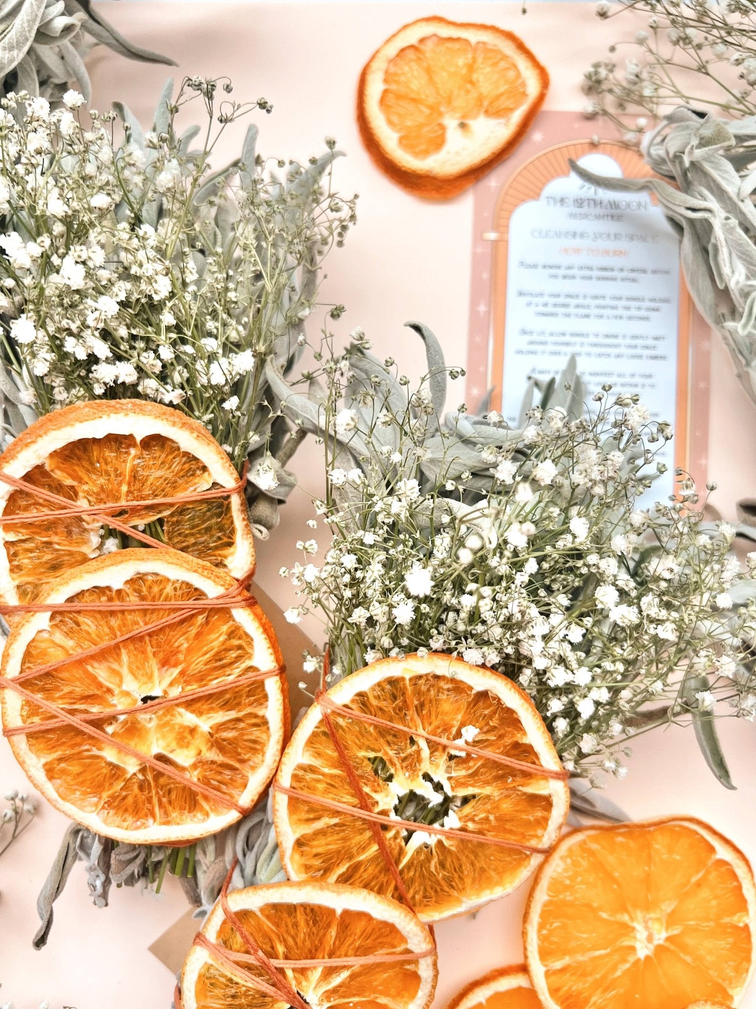 CITRUS HARVEST Sage Bundle - SEASONAL Smudge - FALL + WINTER - HER Home Design Boutique