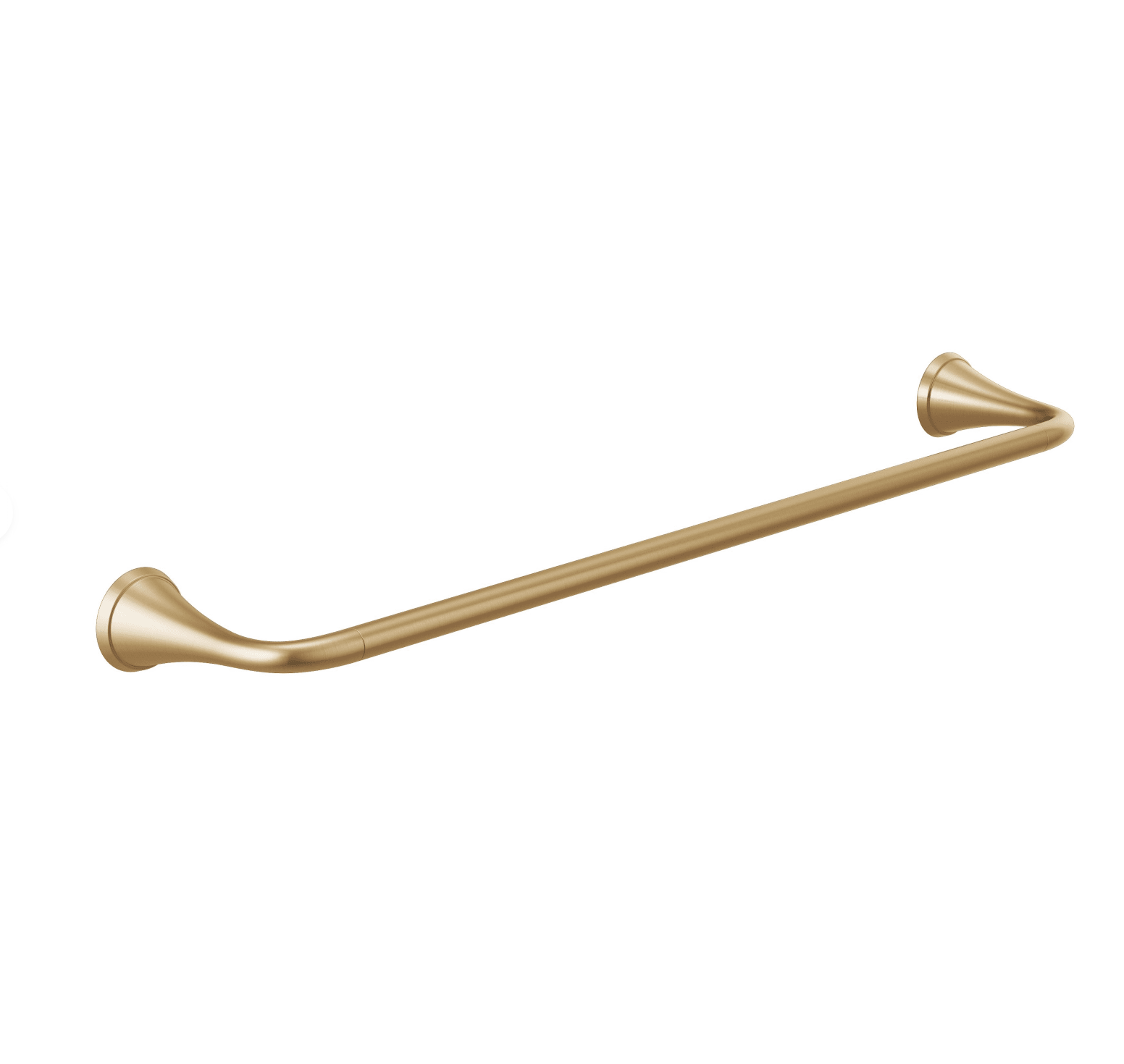 Contemporary Aria 24'' Towel Bar in Gold - HER Home Design Boutique