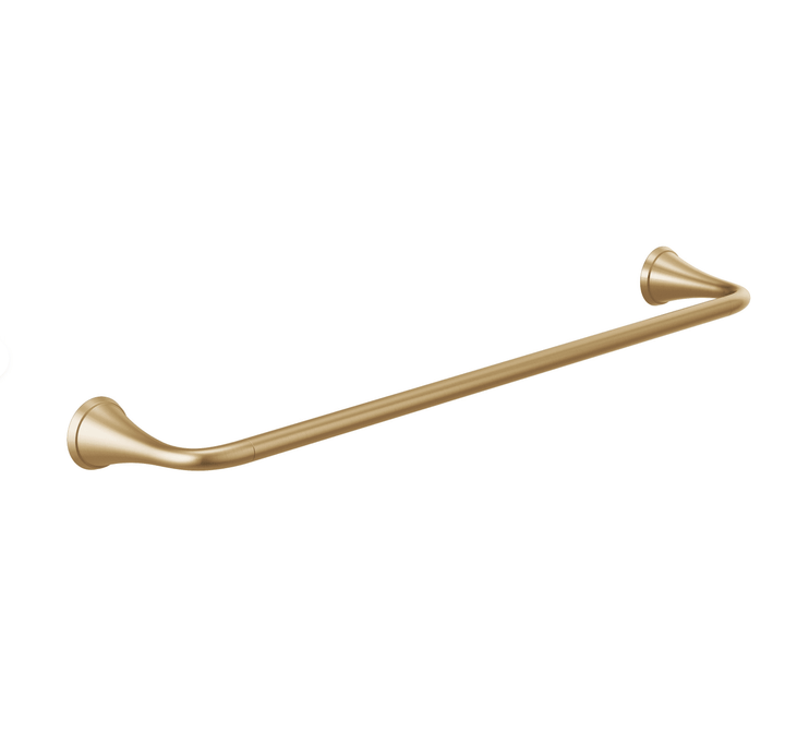 Contemporary Aria 24'' Towel Bar in Gold - HER Home Design Boutique