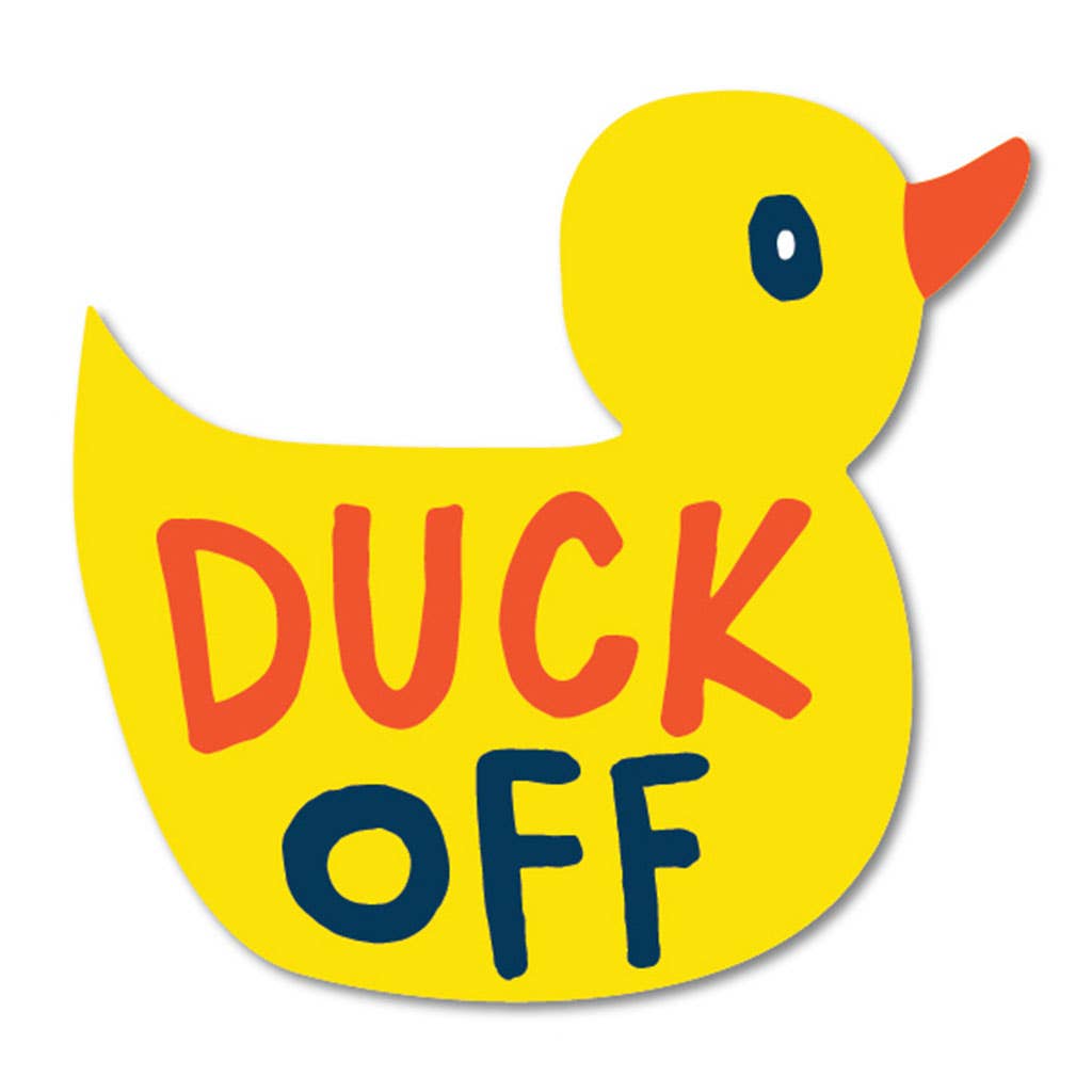 Duck Off Sticker - HER Home Design Boutique