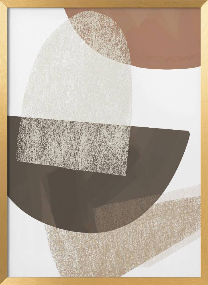 "Earth Tone Geometric" Wall Art - HER Home Design Boutique