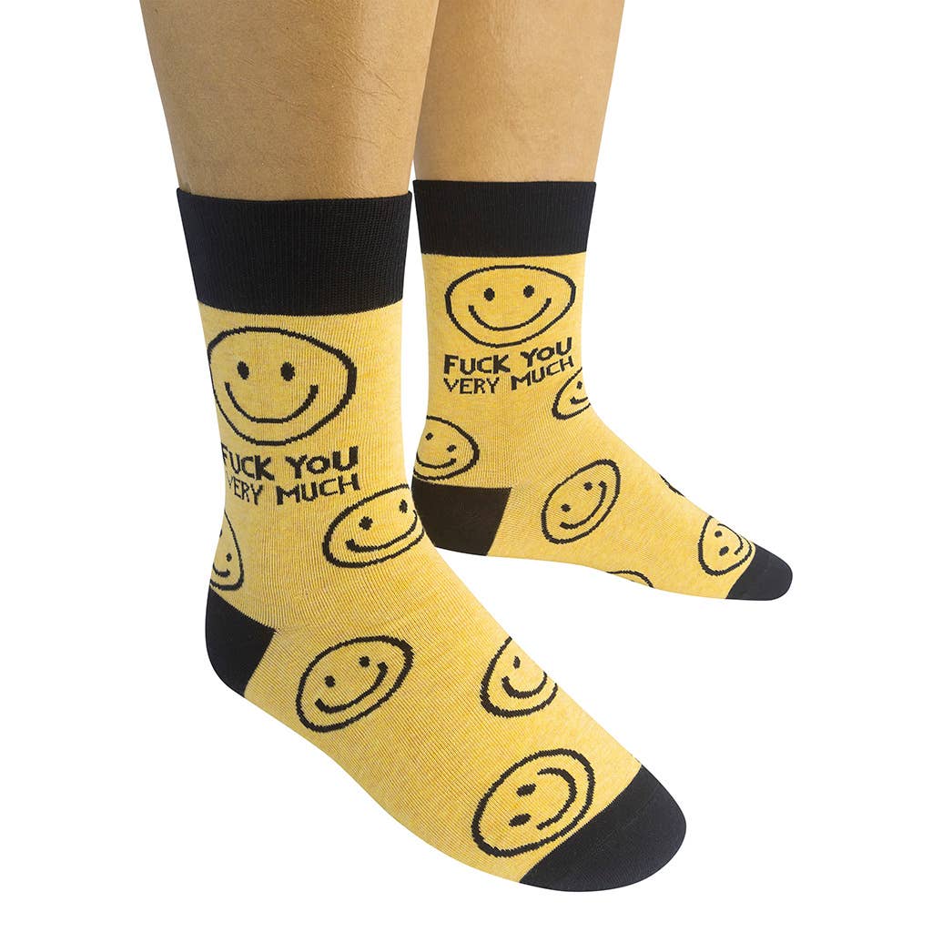 Fuck You Very Much Socks | Curse Word Socks | Funny Socks - HER Home Design Boutique