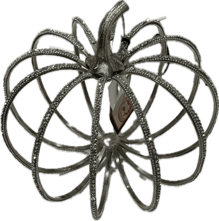 Glam Pumpkin in Silver - HER Home Design Boutique