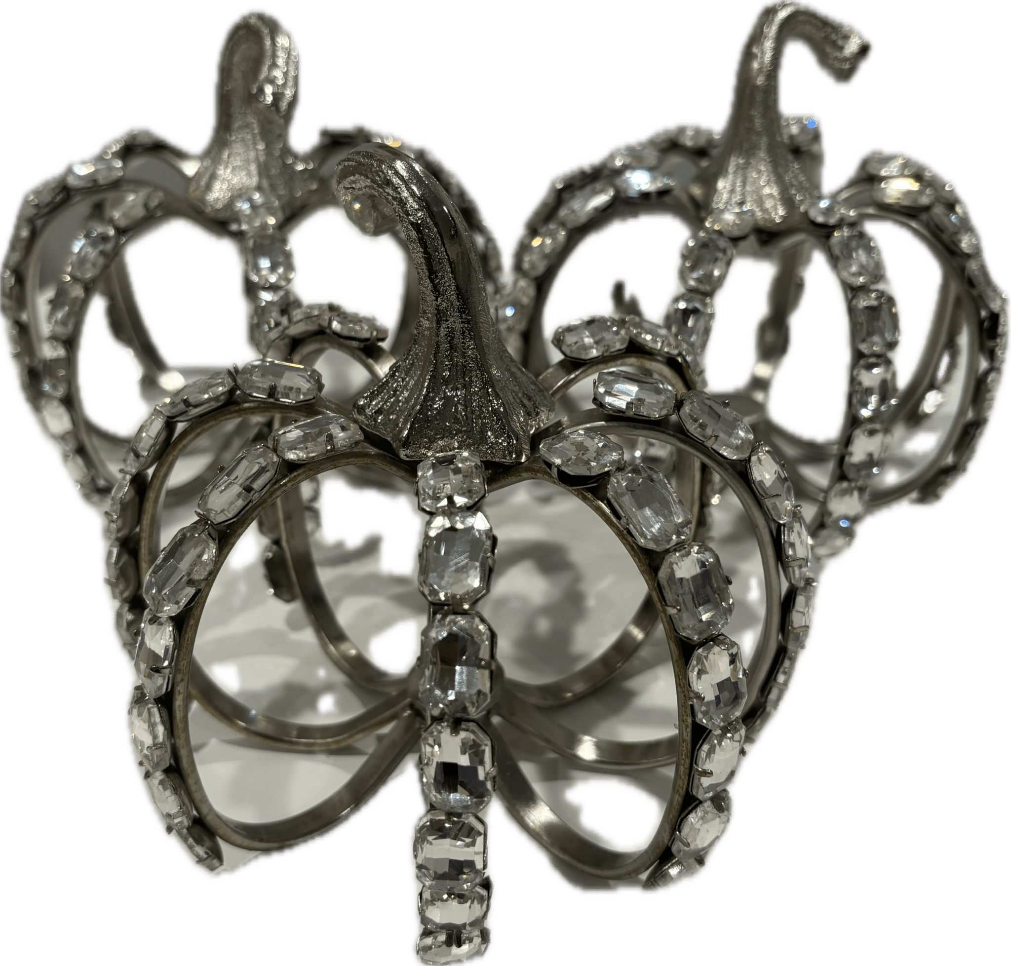 Glam Pumpkin in Silver (Set of 3) - HER Home Design Boutique