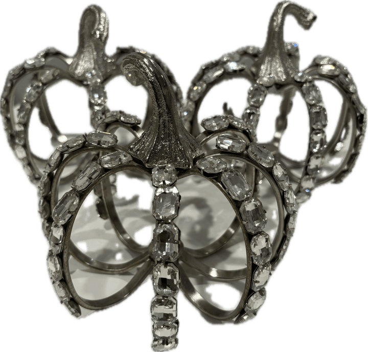 Glam Pumpkin in Silver (Set of 3) - HER Home Design Boutique