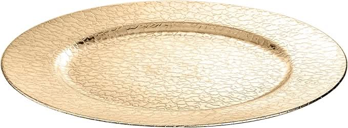 Gold Dinner Charger Plates - HER Home Design Boutique