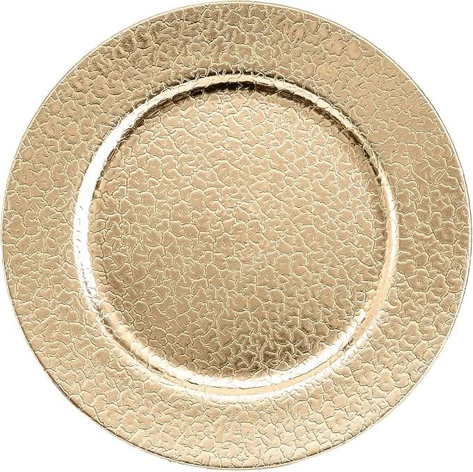 Gold Dinner Charger Plates - HER Home Design Boutique