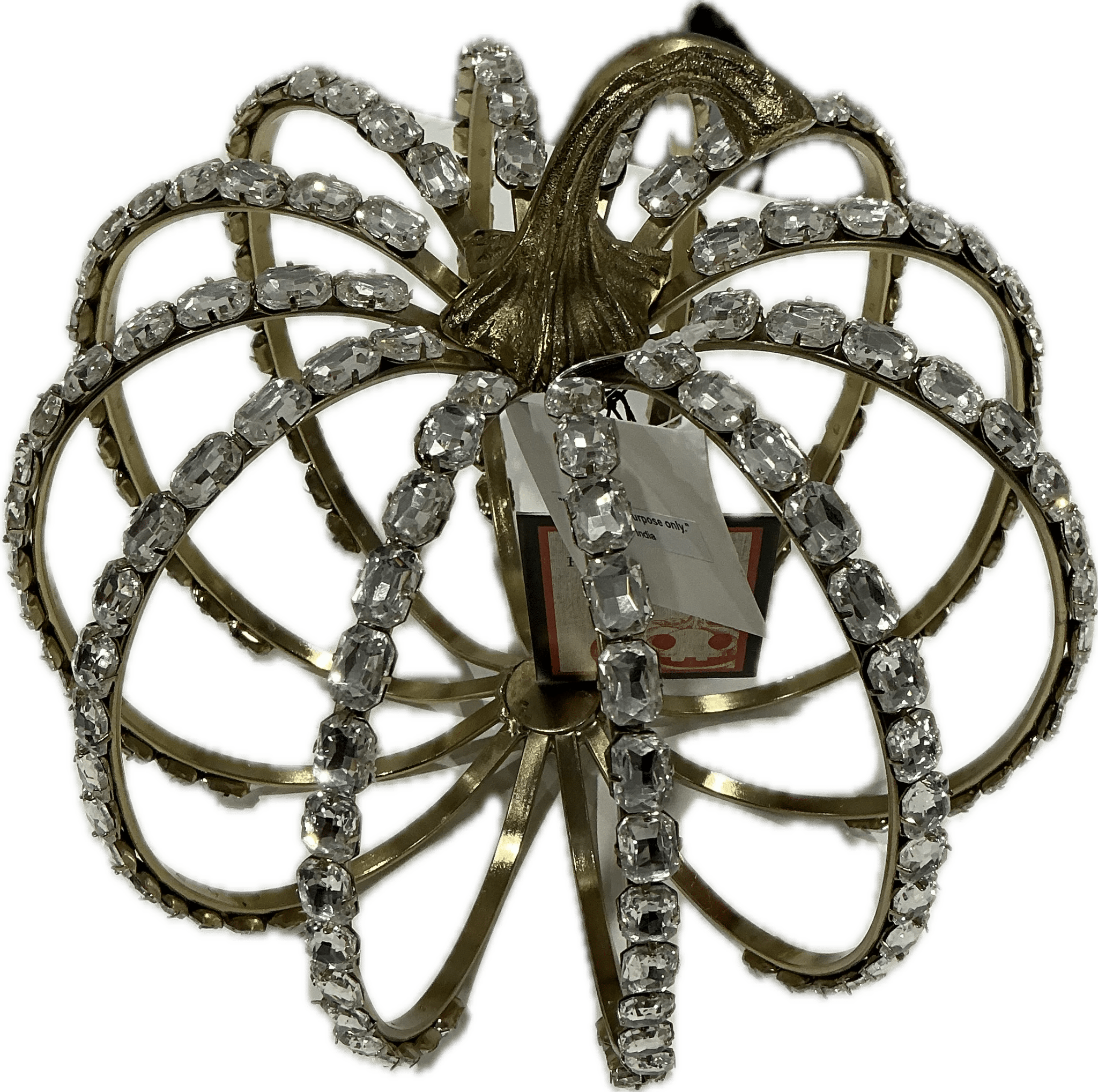 Gold Glam Pumpkin in Gold - HER Home Design Boutique