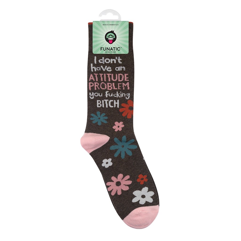 I Don’t Have An Attitude Problem You Fucking Bitch Socks - HER Home Design Boutique