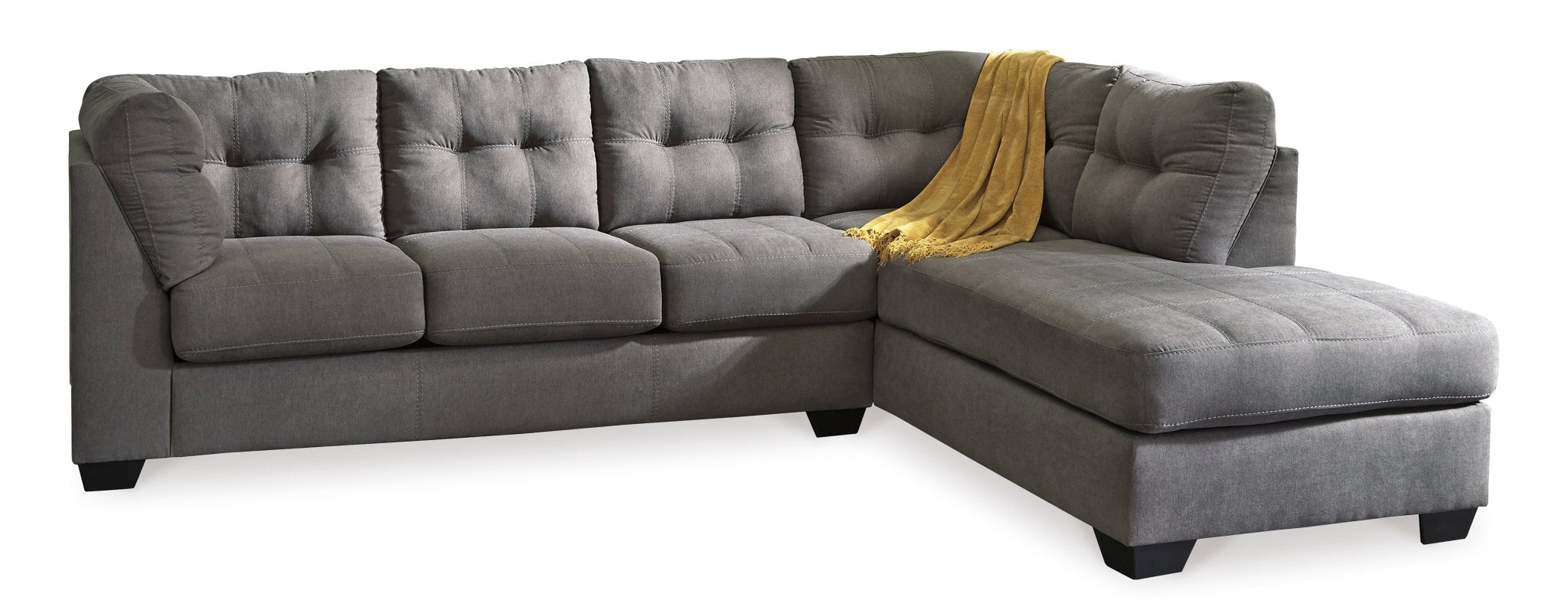 Maier Sectional in Charcoal - HER Home Design Boutique