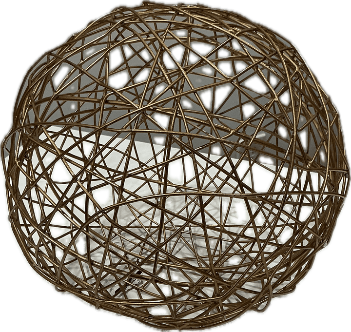 Modern Metal Sphere in Rose Gold - HER Home Design Boutique