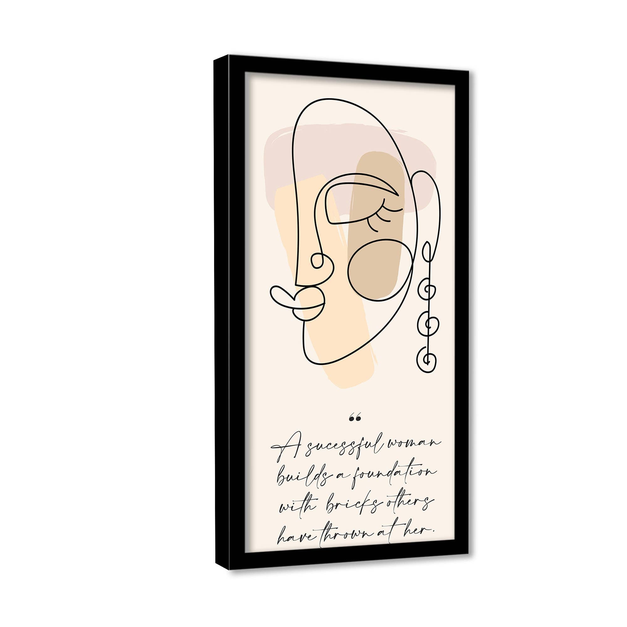 Mur Contour XI' Framed Print Wall Art by ChiChi Décor - HER Home Design Boutique