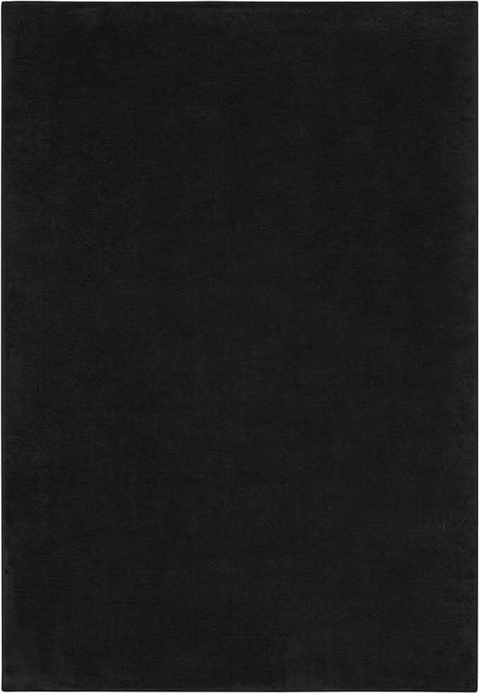 Nourison Essentials Indoor/Outdoor - Black Area Rug - HER Home Design Boutique