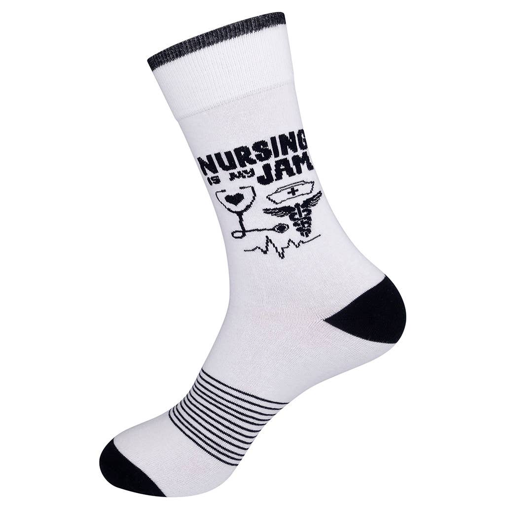 Nursing Is My Jam Socks - HER Home Design Boutique