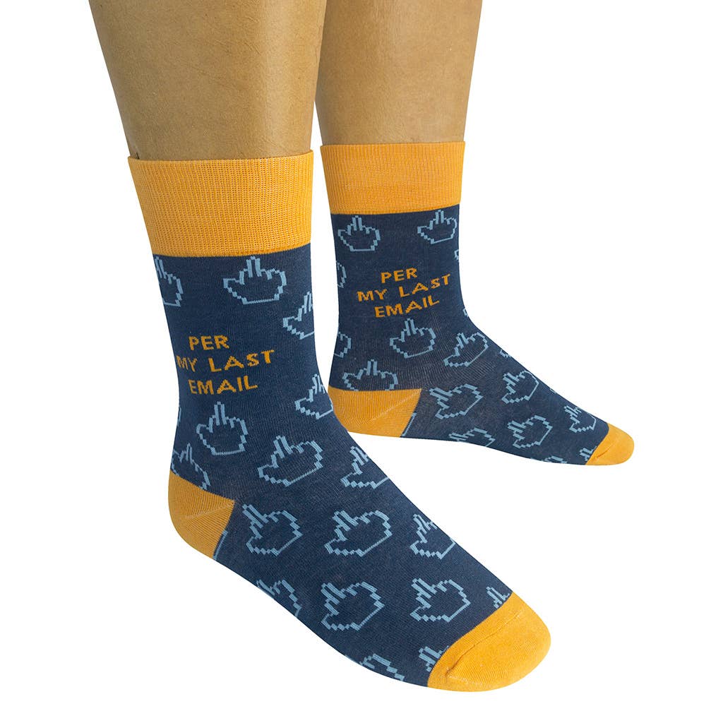 Per My Last Email Socks - HER Home Design Boutique