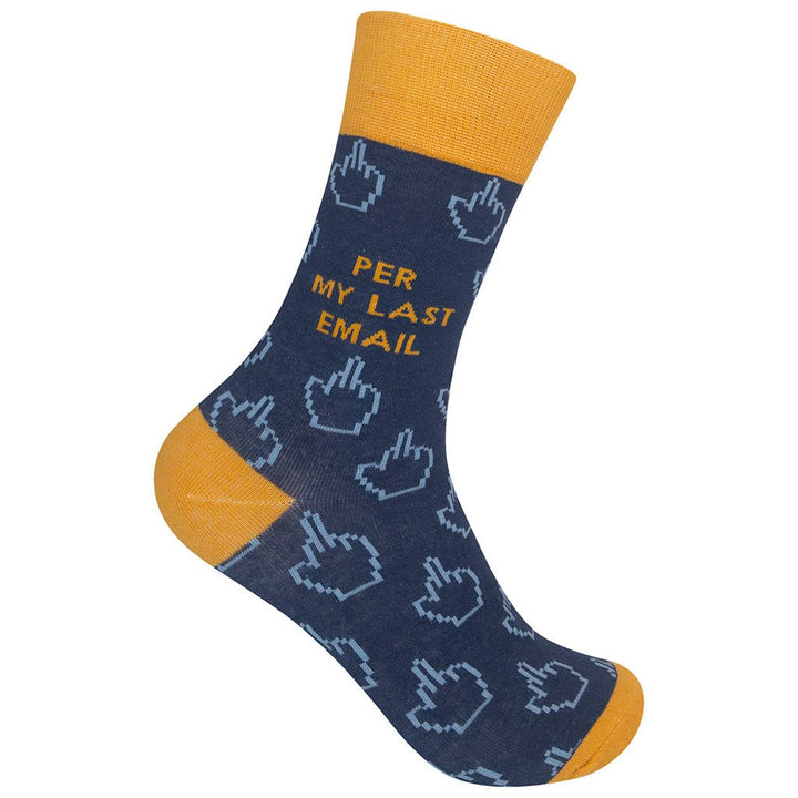 Per My Last Email Socks - HER Home Design Boutique