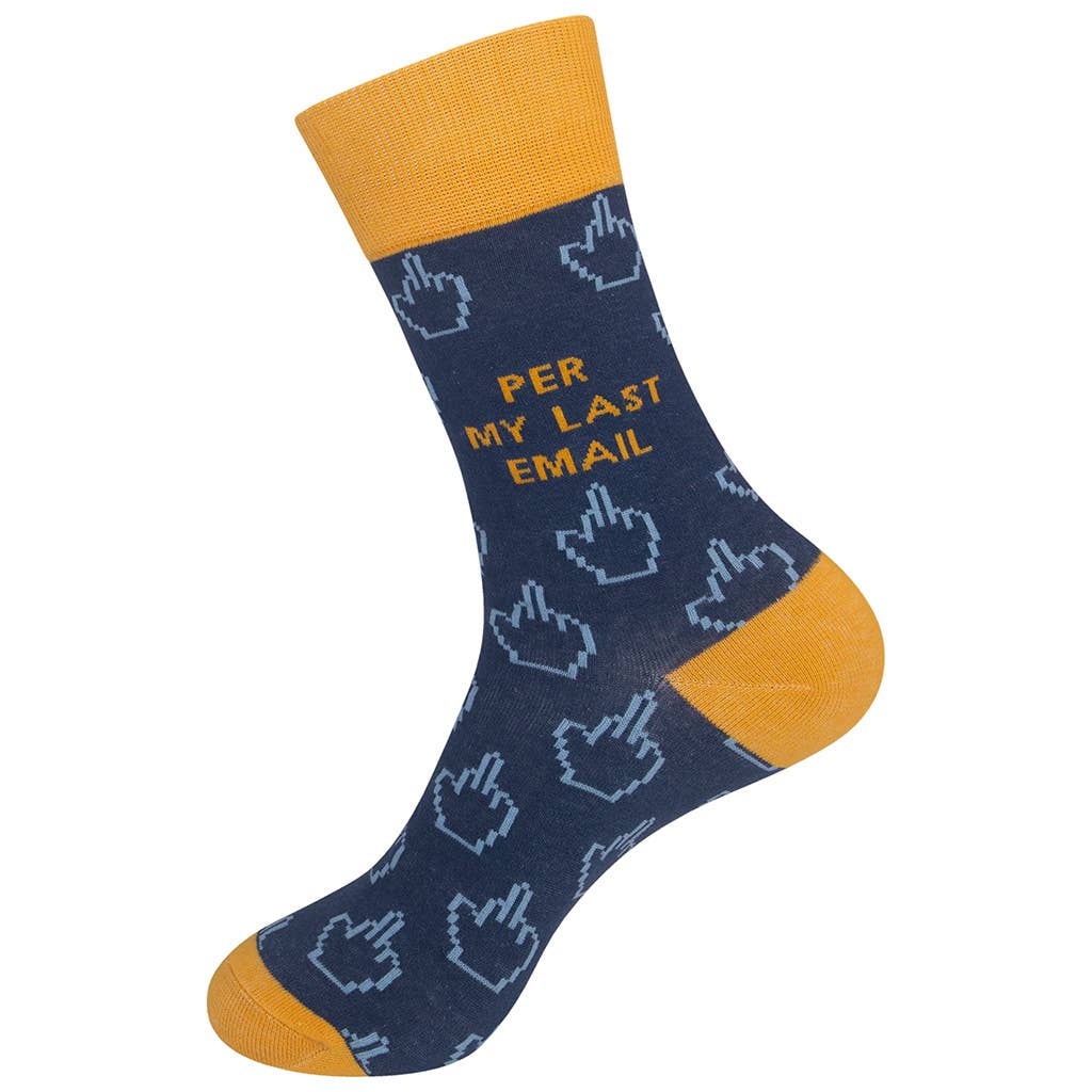 Per My Last Email Socks - HER Home Design Boutique