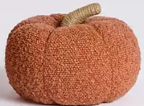 Plush Boucle Pumpkins - 6.5" - HER Home Design Boutique