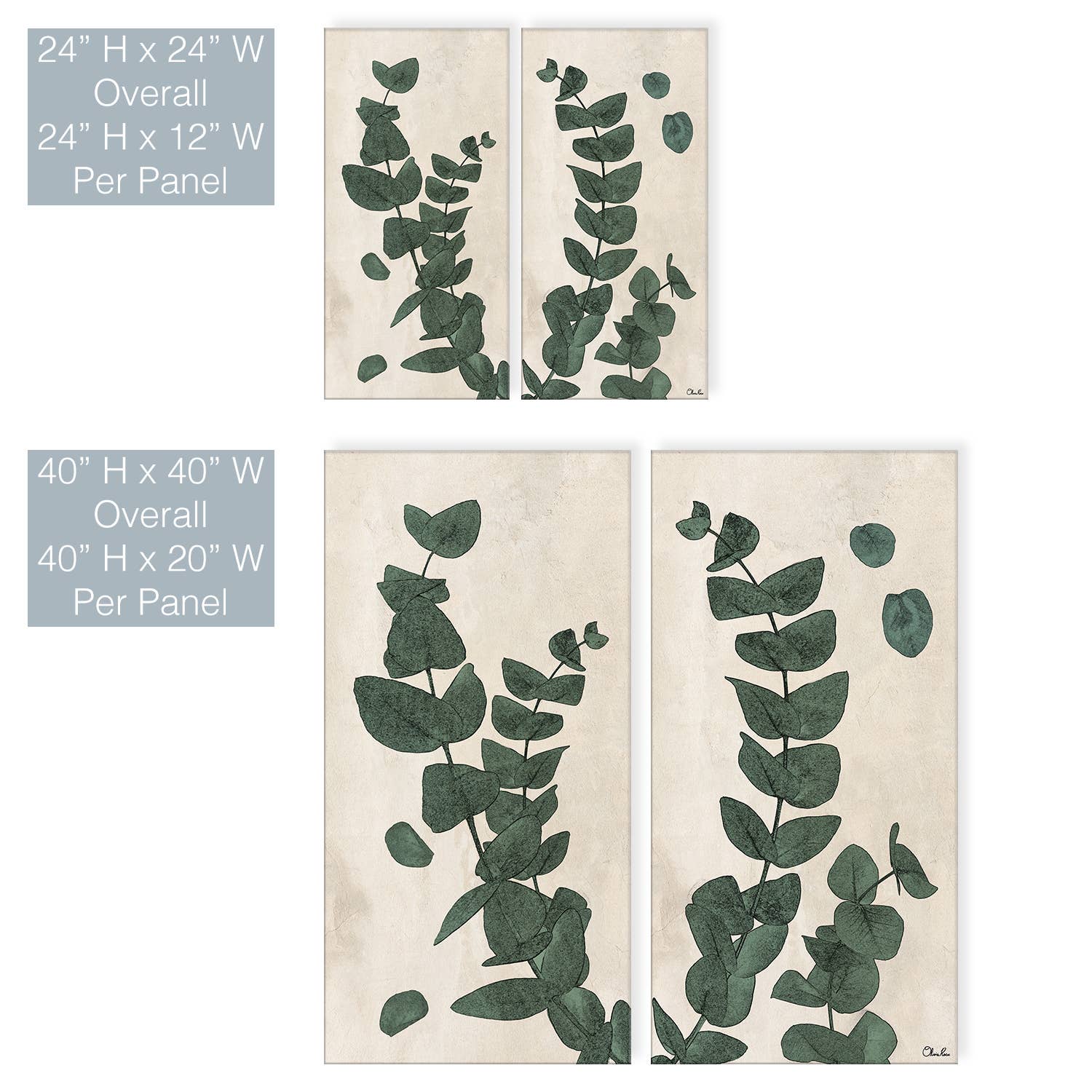 Ready2HangArt Poetic Flora Set III Canvas Wall Art Set - HER Home Design Boutique