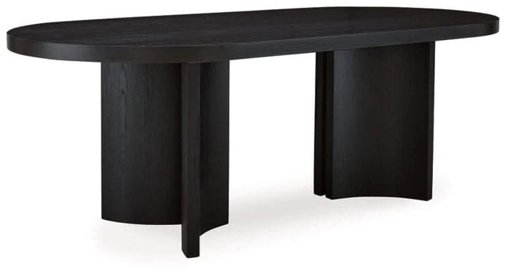 Rowanbeck Oval Dining Room Table - HER Home Design Boutique