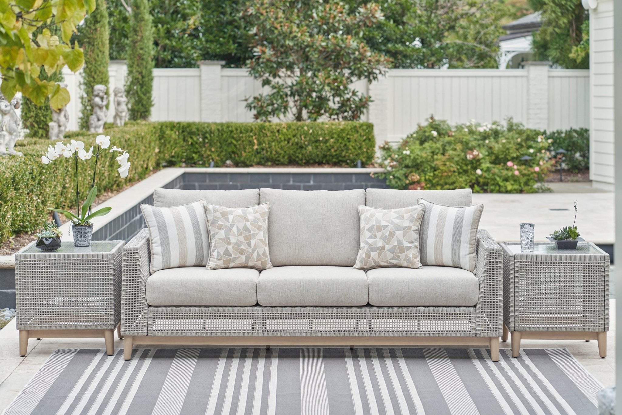 Seaton Creek Outdoor Seating Group (Sold Individually) - HER Home Design Boutique