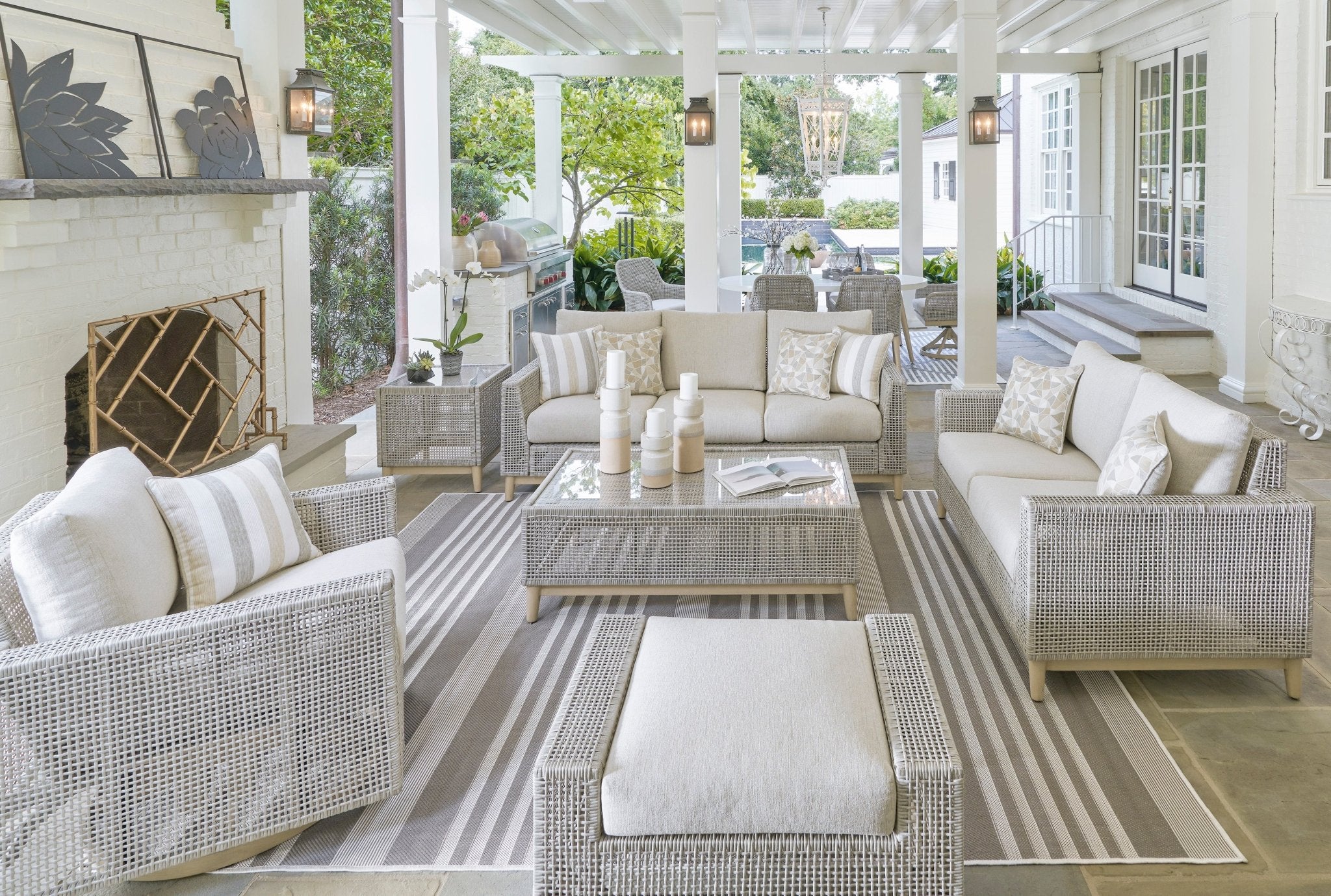 Seaton Creek Outdoor Seating Group (Sold Individually) - HER Home Design Boutique