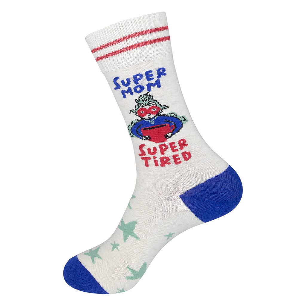 Super Mom. Super Tired Socks - HER Home Design Boutique