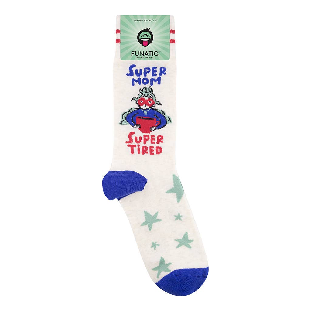 Super Mom. Super Tired Socks - HER Home Design Boutique