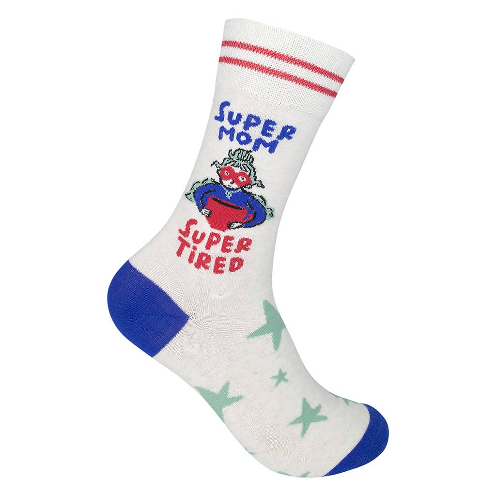 Super Mom. Super Tired Socks - HER Home Design Boutique