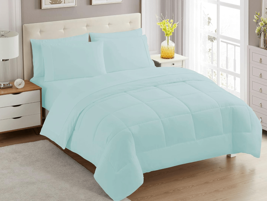 Sweet Home Bedding Set in Aqua - HER Home Design Boutique