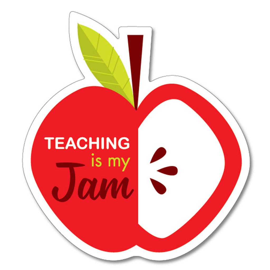 Teaching Is My Jam Sticker - HER Home Design Boutique