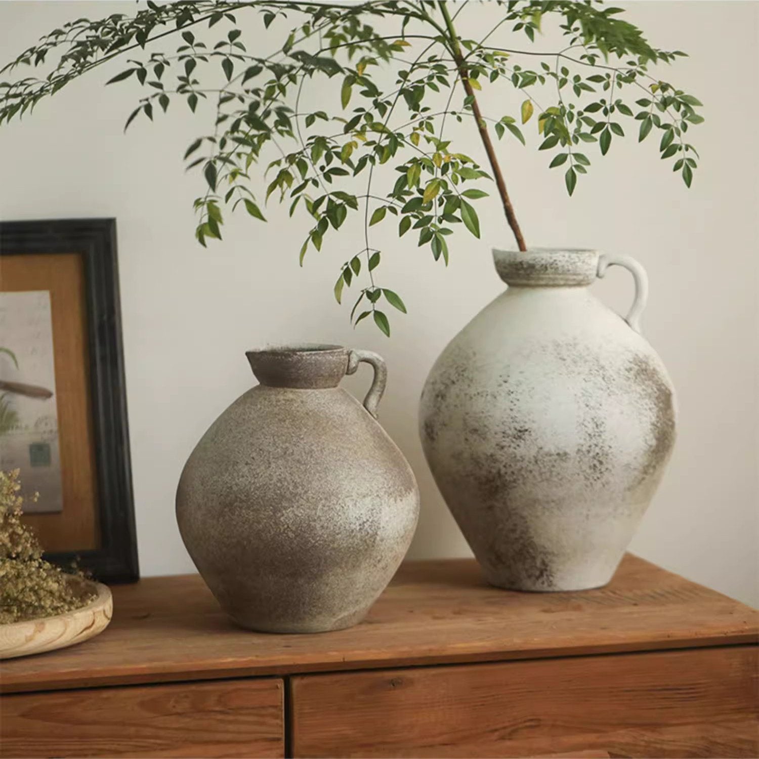 Watertight One Handle Pottery Vase - HER Home Design Boutique