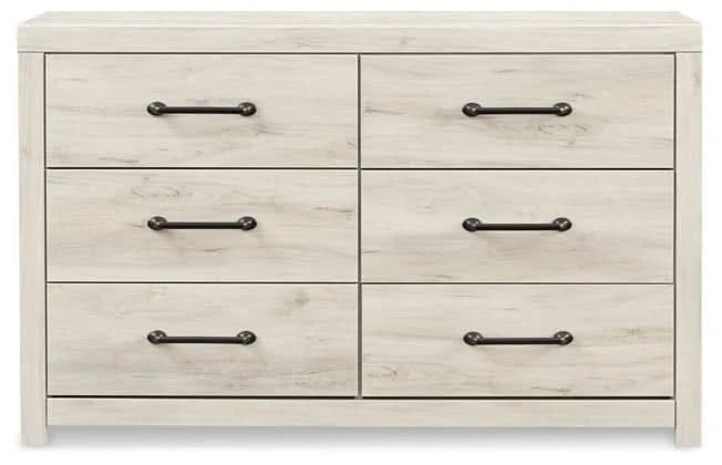 Whitewash Six Drawer Dresser - HER Home Design Boutique