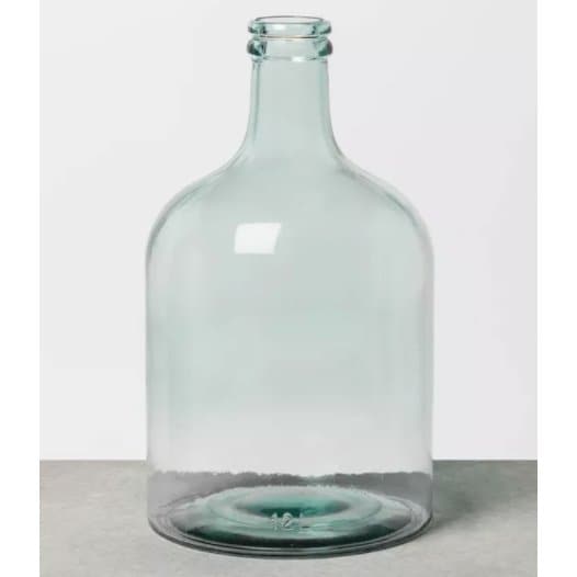 100% Recycled Glass Oversized Jug Vase - HER Home Design Boutique