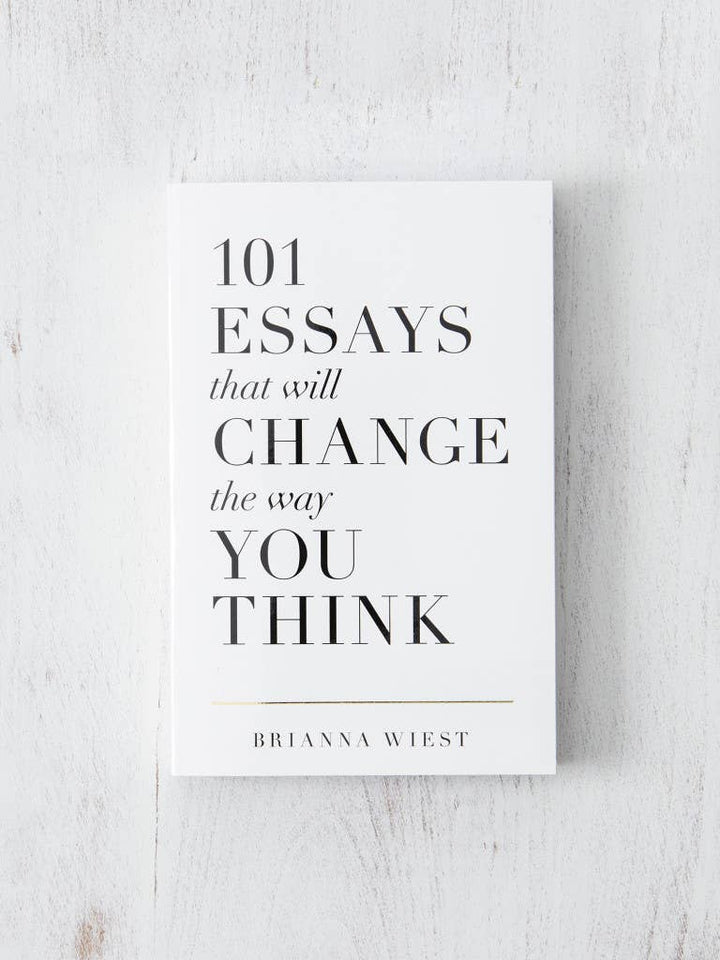 101 Essays That Will Change The Way You Think - book - HER Home Design Boutique