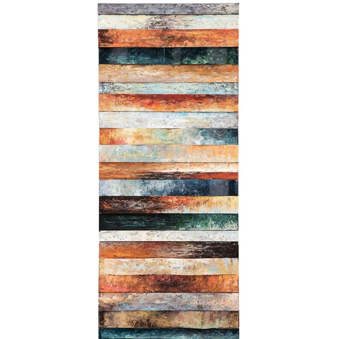 20x50 Hand-Painted Wall Art in Multi-Color - HER Home Design Boutique