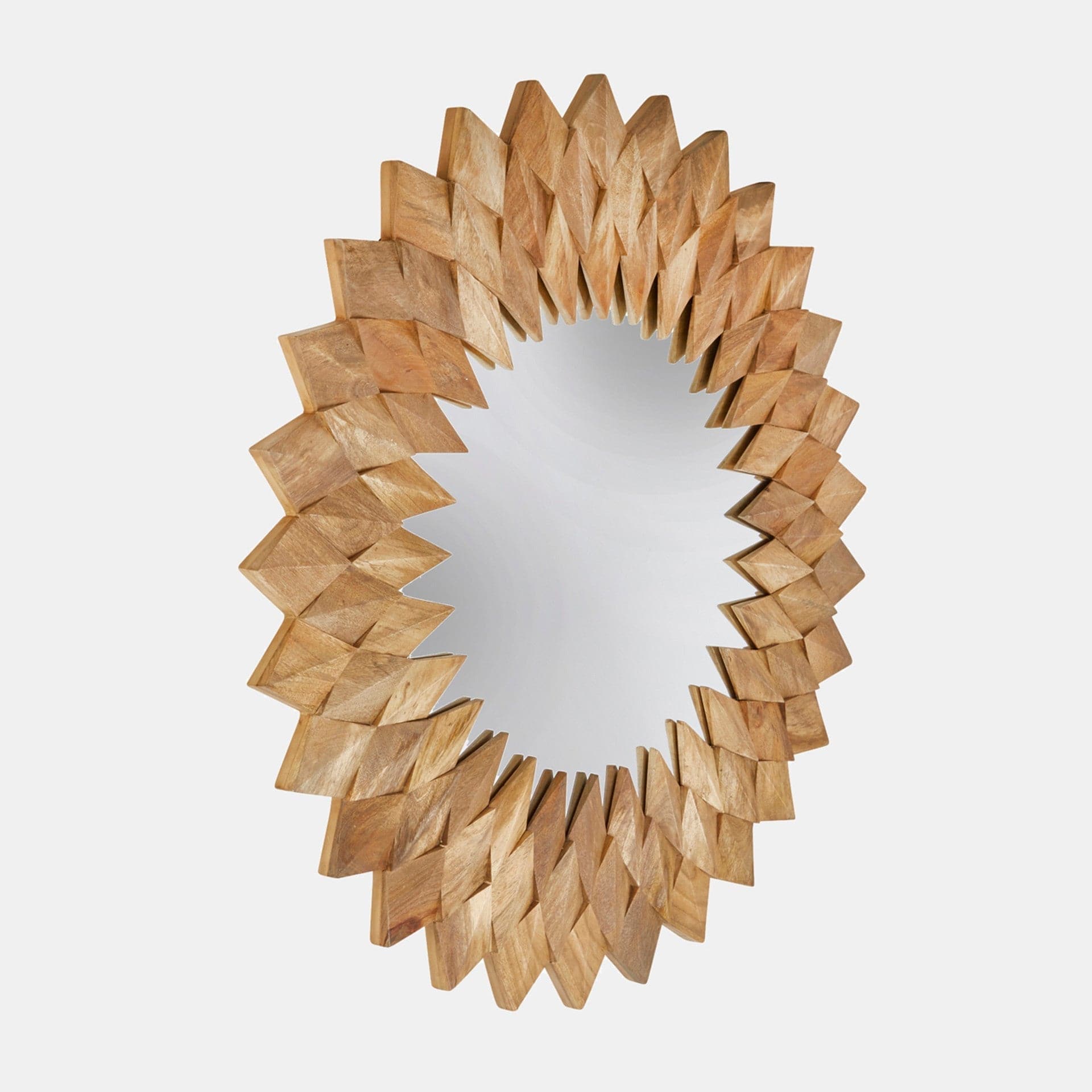 44" Wall Mirror in Golden Brown - HER Home Design Boutique