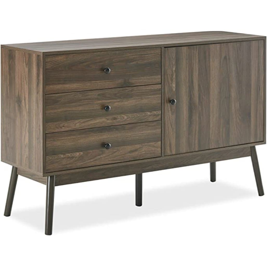 52" Cabinet Sideboard, Dark Walnut - HER Home Design Boutique
