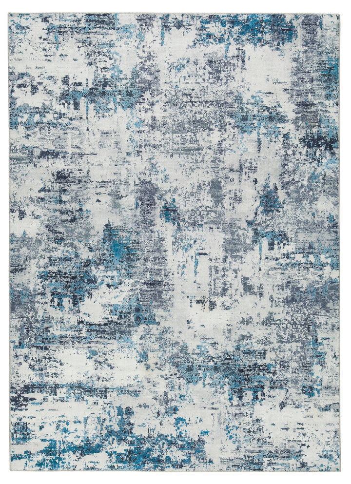 7'10" x 10' Area Rug in Blue - HER Home Design Boutique