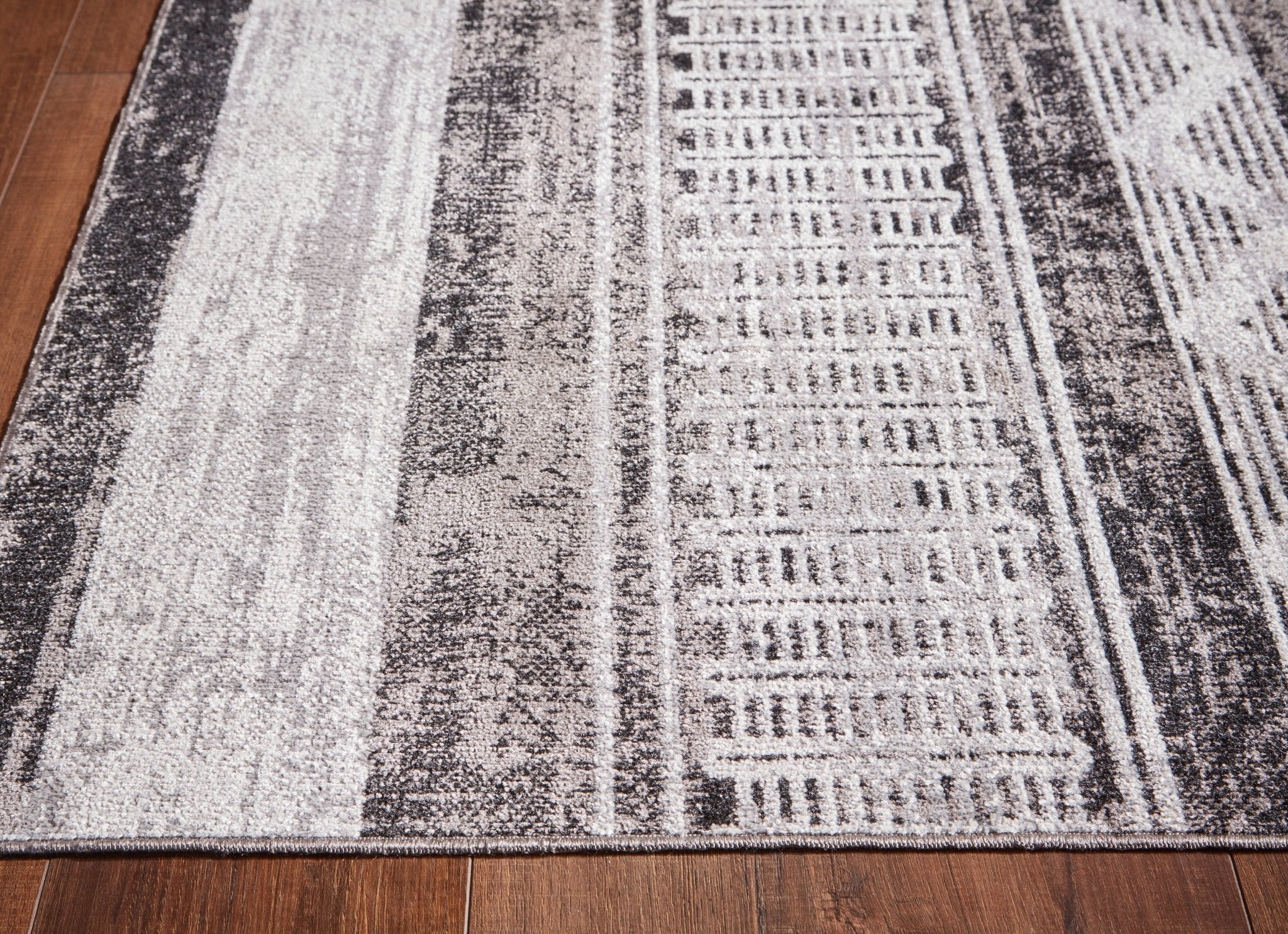 8' x 10' Boho Area Rug in Black and White - HER Home Design Boutique