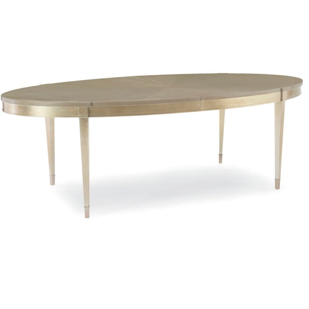A House Favorite Oval Dining Table in Gold - HER Home Design Boutique
